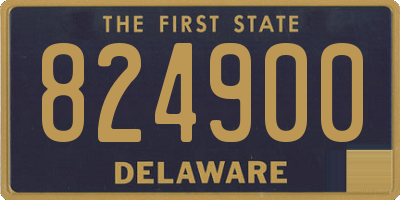 DE license plate 824900