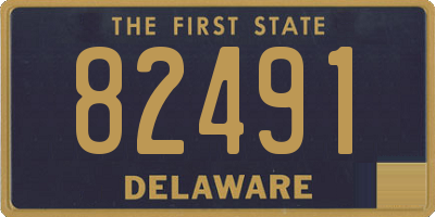 DE license plate 82491
