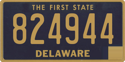 DE license plate 824944