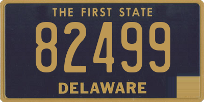 DE license plate 82499