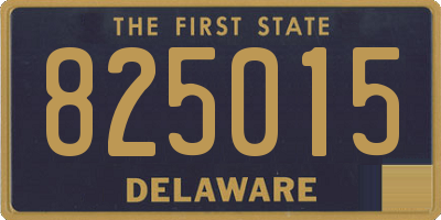 DE license plate 825015