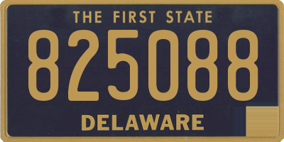 DE license plate 825088