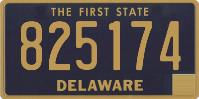 DE license plate 825174