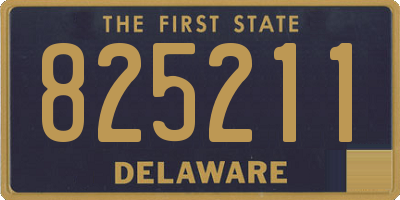 DE license plate 825211