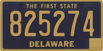 DE license plate 825274