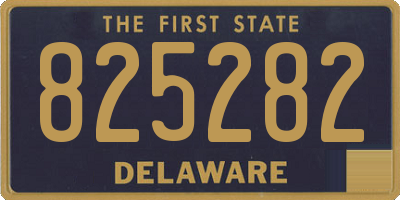 DE license plate 825282