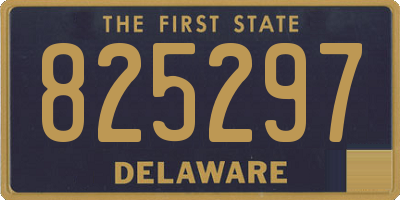DE license plate 825297