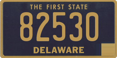 DE license plate 82530