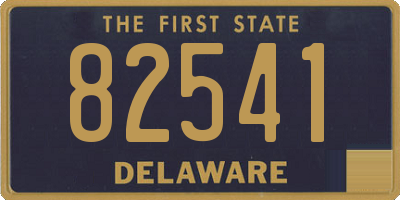 DE license plate 82541