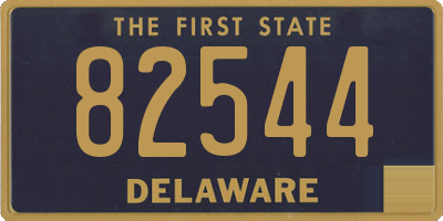DE license plate 82544