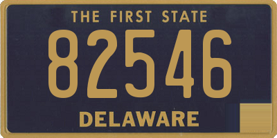DE license plate 82546