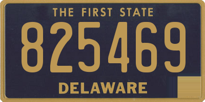 DE license plate 825469