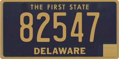 DE license plate 82547