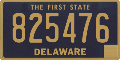DE license plate 825476