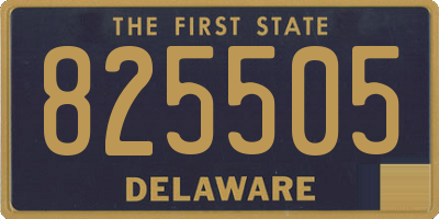 DE license plate 825505