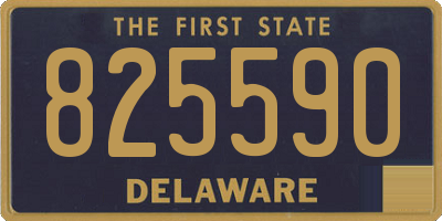 DE license plate 825590