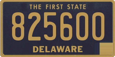DE license plate 825600