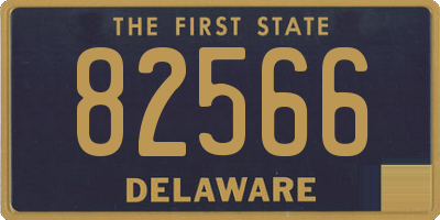 DE license plate 82566