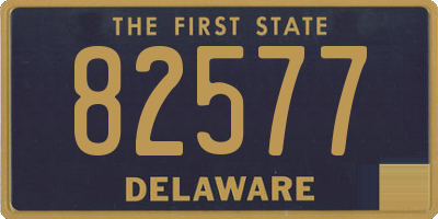 DE license plate 82577