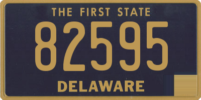 DE license plate 82595