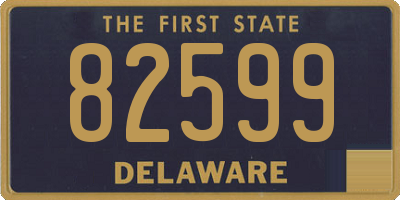 DE license plate 82599