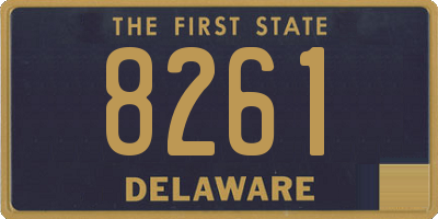 DE license plate 8261