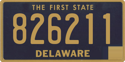 DE license plate 826211