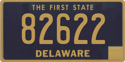 DE license plate 82622