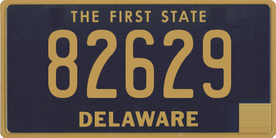 DE license plate 82629