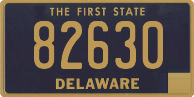 DE license plate 82630