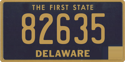 DE license plate 82635