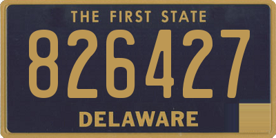 DE license plate 826427