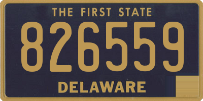 DE license plate 826559