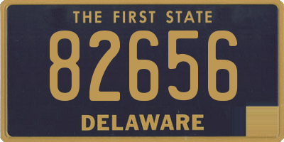 DE license plate 82656