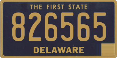 DE license plate 826565