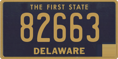 DE license plate 82663