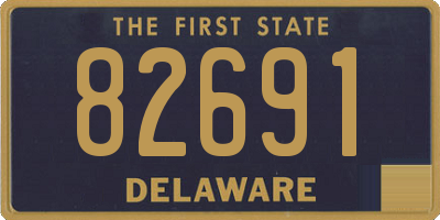 DE license plate 82691
