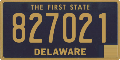 DE license plate 827021