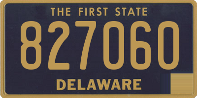 DE license plate 827060