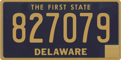 DE license plate 827079