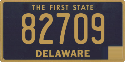 DE license plate 82709