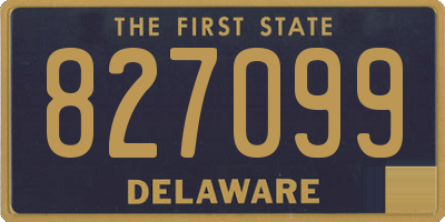 DE license plate 827099