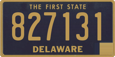 DE license plate 827131