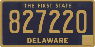 DE license plate 827220