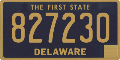 DE license plate 827230