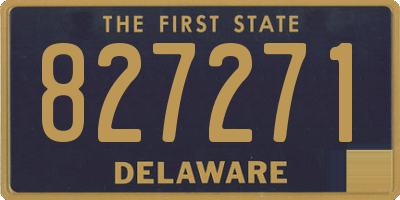 DE license plate 827271