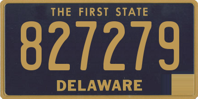 DE license plate 827279
