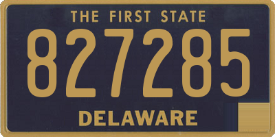 DE license plate 827285
