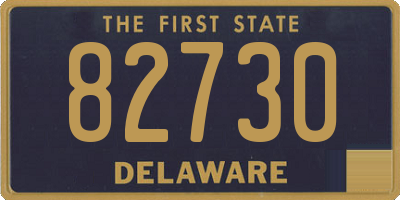 DE license plate 82730