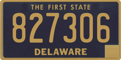 DE license plate 827306